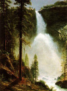 Albert Bierstadt Nevada Falls oil painting picture